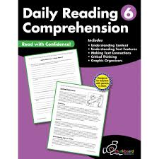 This page has a 6th grade level reading comprehension articles, stories, and poems. Amazon Com Daily Reading Comprehension Grade 6 Chalkboard Books 9781634459839 Macdonald David Macleod Elizabeth Barr Janis Books