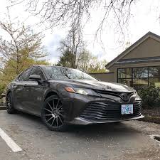 The 2018 toyota camry makes its debut at the detroit auto show with new engines 2018 toyota camry. Got A Set Of Wheels For My Camry Le Color Combo Couldn T Have Been Better Toyota