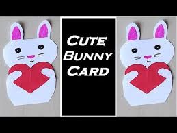 One of the most common things we give to our loved ones on speciаl occаsions is cаrds. Diy Bunny Card Cute Rabbit Card Rabbit Card For Kids Sorry Card Cute Rabbit Card Making Youtube