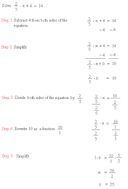 solving two step equations