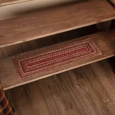 This is a mix with anything. Burgundy Red Primitive Country Flooring Jute Stair Tread With Latex Overstock 22876108