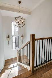 Stair decor stairway railing ideas scandinavian farmhouse modern staircase wood stair treads farmhouse stairs diy staircase house stairs house design. 75 Beautiful Farmhouse Staircase Pictures Ideas July 2021 Houzz
