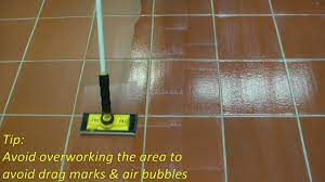 The surface of most ceramic and porcelain tile does not need to be sealed, although some require a light application of a penetrating sealer to fill the micro pores on the surface. How To Apply A High Gloss Finish Aqua Seal Sts Youtube