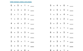 Seperti yang sudah saya katakan di atas bahwa contoh soal perhitungan anak tk b pelajaran matematika memang ditambahkan dengan beberapa gambar yang. Soal Penjumlahan Untuk Anak Tk B Soal Matematika Anak Tk Helmi Kediris Hasil Gambar Untuk Belajar Berhitung Paud Tk Belajar Berhitung