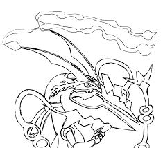 Second generation pokemon could be on thei. Rayquaza Coloring Pages Download And Print For Free