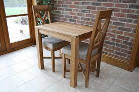Google Image Result For Http Www Oakdiningsets Co Uk Images Small 2 Seater Oak Table Small Oak Din Small Dining Table Set Small Dining Table Dining Table Top
