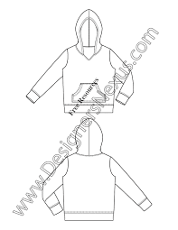 Download V20 Kangaroo Pocket Hoodie Kids Flat Fashion Sketch Free Adobe Illustrator High Quality Png Download At Fashion Sketches Kids Flats Kangaroo Pocket Hoodie