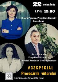 Institutie financiara specializata, constituit sub forma unei societati pe actiuni emitente de actiuni nominative, conform legii nr. 33special Tv Joi 22 Noiembrie Sunt Canal 33 Romania Facebook