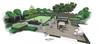 Landscape Design Perspective Rendering Helen Thomas Poisk V Google Landscape Design Landscape Architecture Design Landscape Projects