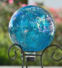 Check spelling or type a new query. Blue Mosaic Glass Gazing Ball Plowhearth