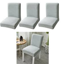 Redecorate your dining space with top selling dining room chairs. Set Of 4 Stretch Dining Room Chair Covers Short Low Back Chair Slipcovers Ebay