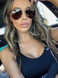 The Fairbanks Sunglasses Women Brown To Blonde Balayage Eye Wear Glasses