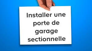Installer Une Porte De Garage Sectionnelle Porte Fenetre Escalier Castorama Fr