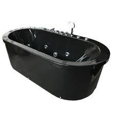 whirlpool freestanding bathtub black