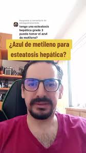 Uso de azul de metileno para esteatosis hepática