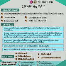 Ini adalah facebook resmi masjid imam ahmad bin hanbal (miah). Ikatan Mahasiswa Alquran Dan Usuluddin I Mas Perutusan Lajnah Akademik Penyelidikan I Mas Ø¨Ø³Ù… Ø§Ù„Ù„Ù‡ Ø§Ù„Ø±Ø­Ù…Ù† Ø§Ù„Ø±Ø­ÙŠÙ… Kenali Para Ulama Biodata Imam Ahmad Bin Hanbal Pengasas Mazhab Hanbali Anak Murid