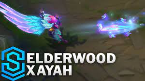 Elderwood Xayah Skin Spotlight - Pre-Release - League of Legends - YouTube