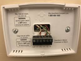 Label where the wires are connected on the thermostat. C Wire Thermostat Question Ask The Community Wyze Community