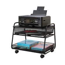 Find multipurpose printer stands with file cabinets, drawers, and more. Small Printer Cart Under Desk Printer Stand