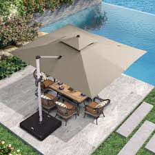 Despite having an umbrella stand with a tightening screw, the umbrella itself keeps spinning round and round with even the lightest winds. 10 Best Cantilever Umbrellas For 2021 Top Rated Cantilever Umbrellas