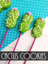 Nutter butter cookies become adorable acorns for the easiest decorated cookies you have ever made. Cactus Cookies From Nutter Butters The Country Chic Cottage