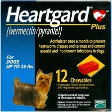 Heartgard plus combines two medications to prevent infestation from three types of parasites that commonly affect dogs. Heartgard Plus Heartworm Chewables Dogs Up To 25 Lbs 12 Pack