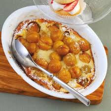 Clafoutis Mit Mirabellen Rezept Rezepte Mirabellen Rezepte Lebensmittel Essen