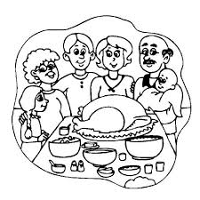Amongst numerous benefits, it will teach your little munchkin to focus, to develop motor skills, and to help recognize colors. Thanksgiving Day Dinner With Whole Families Coloring Page Kids Play Color