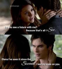While they love each other, they don't have a lot in common. My Edit Tvd Nlvamps Vampire Diaries Funny Ian Somerhalder Vampire Diaries Vampire Diaries Memes