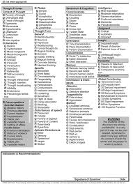 Mental Status Exam Primary Care Network