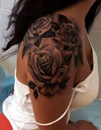 Rose Tattoos On Shoulder Tattoos Rose Shoulder Tattoo Cool Tattoos For Girls