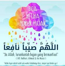 Doa Turun Hujan Hujan Doa Allah