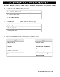 All questions should be answered using column addition. Unit 15 The Obedient Son Worksheet