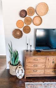 Basket Wall By Vancedesignco Baskets On Wall Vintage Wall Decor Boho Wall Decor