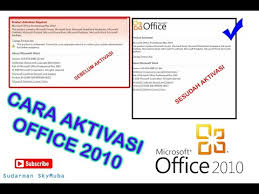 Apr 19, 2021 · cara untuk aktivasi office 2016 tanpa product key sebenarnya hampir sama dengan cara aktivasi office 2010. Cara Aktivasi Office Word 2010 Youtube