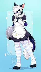 Starry Maid (Art by me: @Fleurfurr on twitter) : rfurry