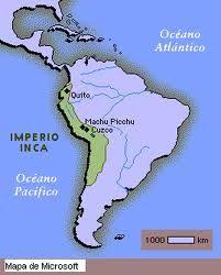 Mapa De La Ubicacion De Los Imperios Incas Imperio Inca Inca Francisco Pizarro