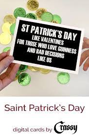 printable st patrick s day card like valentines for those etsy st patricks day cards st patricks day crafts for kids st patricks day