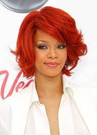 Rihanna Red Hairstyles Review Hairstyles Coiffure Rihanna Coiffure Top Coiffure