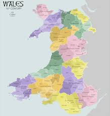 Wales topographic map, elevation, relief. File Wales 16c Map Png Wikipedia