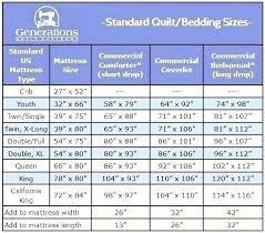Bed Sheet Sizes Marlew Info