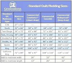 Bed Sheet Sizes Marlew Info