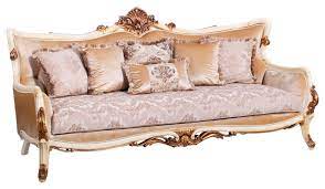 This rosabella wood trim sofa set is masterpiece that can perfectly fit in the living room of every house. Veronica Luxury Victorian Sofa Victorian Sofas By Usa Furniture Warehouse Houzz