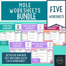 Practice Mole Conversions With This Bundle Of Worksheets Use This Resource As Classwork Homework Extra Pr In 2020 Distance Learning Chemistry Worksheets Answer Keys