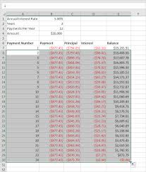 How To Calculate An Amortization Schedule In Excel Sada
