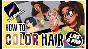 Procreate| how to color anime hair for beginners simple & easy. How To Shade Black Hair Procreate Herunterladen