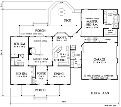 Floorplan Photo Of Home Plan 294 The Pennyhill Country Style House Plans House Plans One Level House Plans