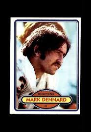 1980 TOPPS FOOTBALL CARD MIAMI DOLPHINS #321 MARK DENNARD