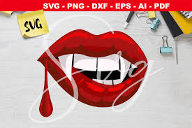 Download Vampire Lips Svg Graphic By Novart Creative Fabrica PSD Mockup Templates