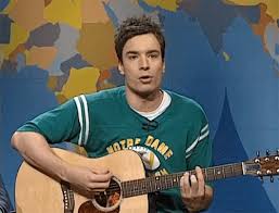 Former snl cast member and current host of the tonight show who also won a grammy award in 2013 for best comedy album. This Day In Snl History March 18 2000 Jimmy Fallon Sings His Excitement